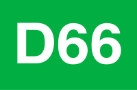 D66 (vir: Wikipedia).Author: Democraten 66
