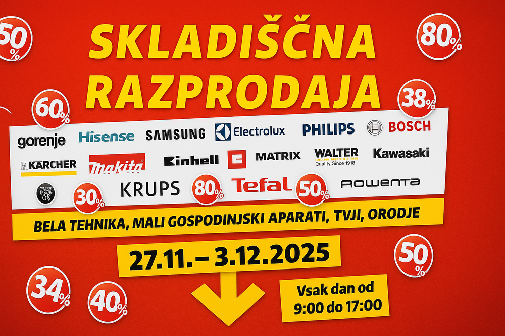 trgovine jager velika šotorska razprodaja