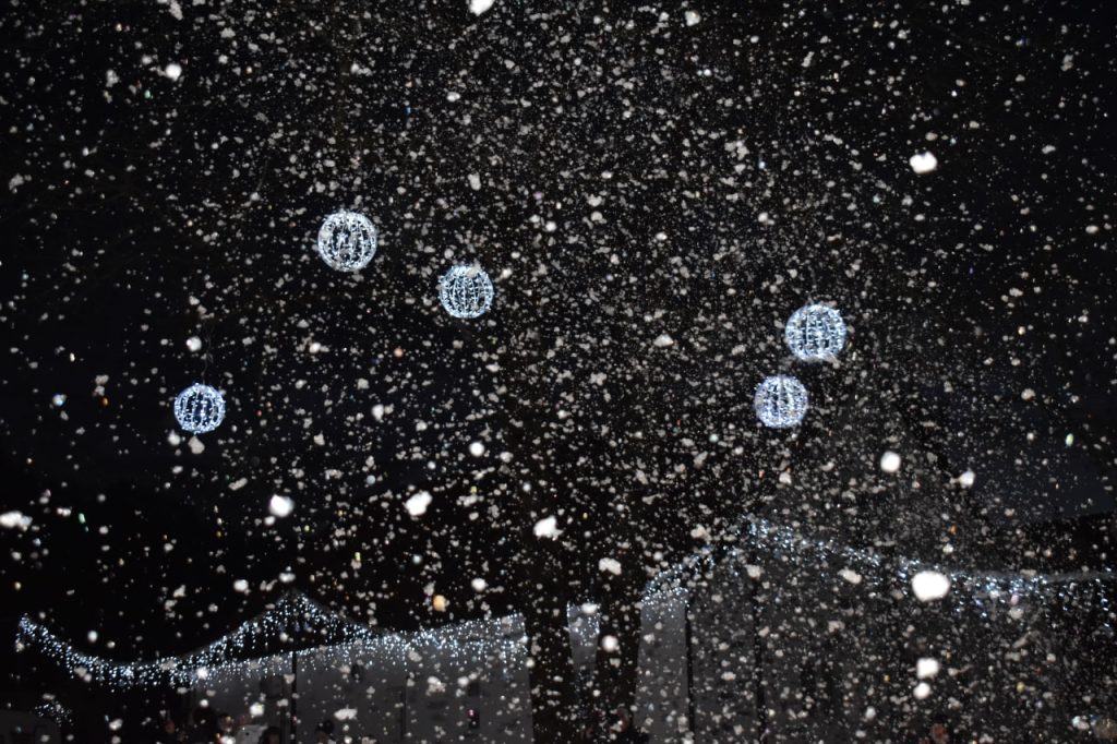 Decembrski utrip v Rušah sneg