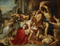 Peter Paul Rubens, Pokol nedolžnih, javna domena; vir: Wikimedia Commons, File: Rubens – Massacre of the Innocents – Art Gallery of Ontario 2.jpg, dostop 27. 12. 2025.