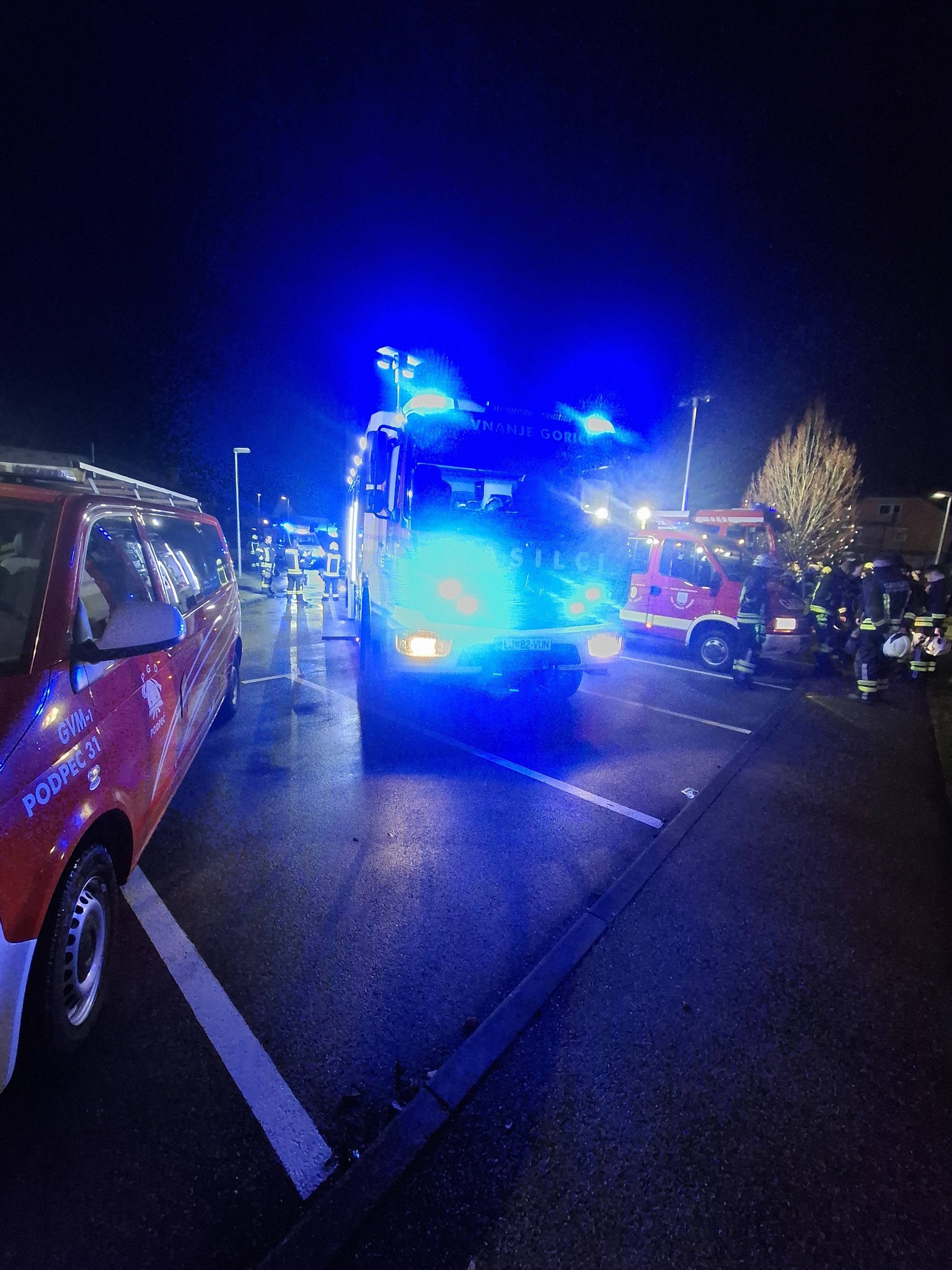 požar v DSO Notranje Gorice