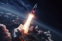 Izstrelitev rakete (fotografija je simbolična).