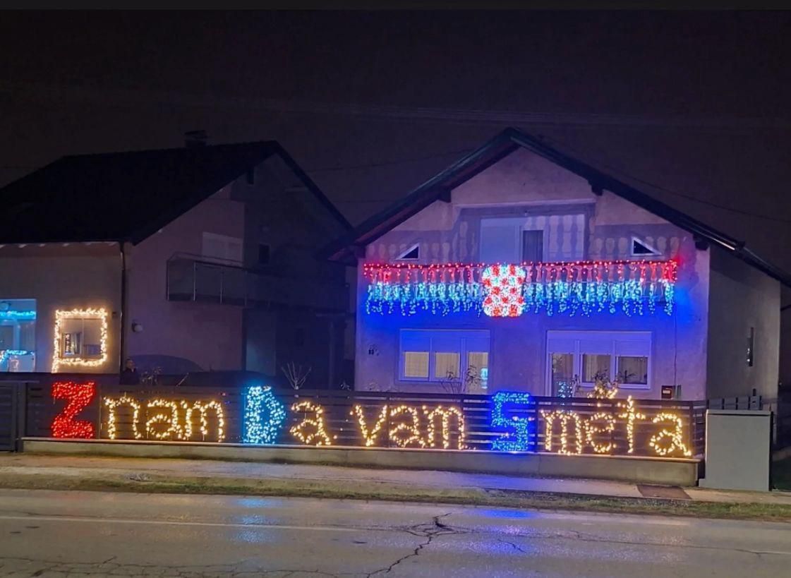 sporna praznična okrasitev na Hrvaškem