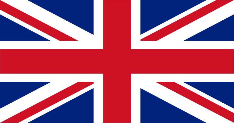 Zastava Velike Britanije, znana kot "Union Jack", ki je današnjo podobo dobila leta 1801 po združitvi Velike Britanije in Irske. Britanska zastava je pred tem vsebovala le horizontalni in vertikalni križ v rdeči in beli, ter bele diagonale. Rdeč diagonalni križ sv. Patrika - zavetnika Irske, so dodali po priključitvi otoka.