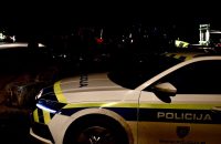 policijski avto po nesreči