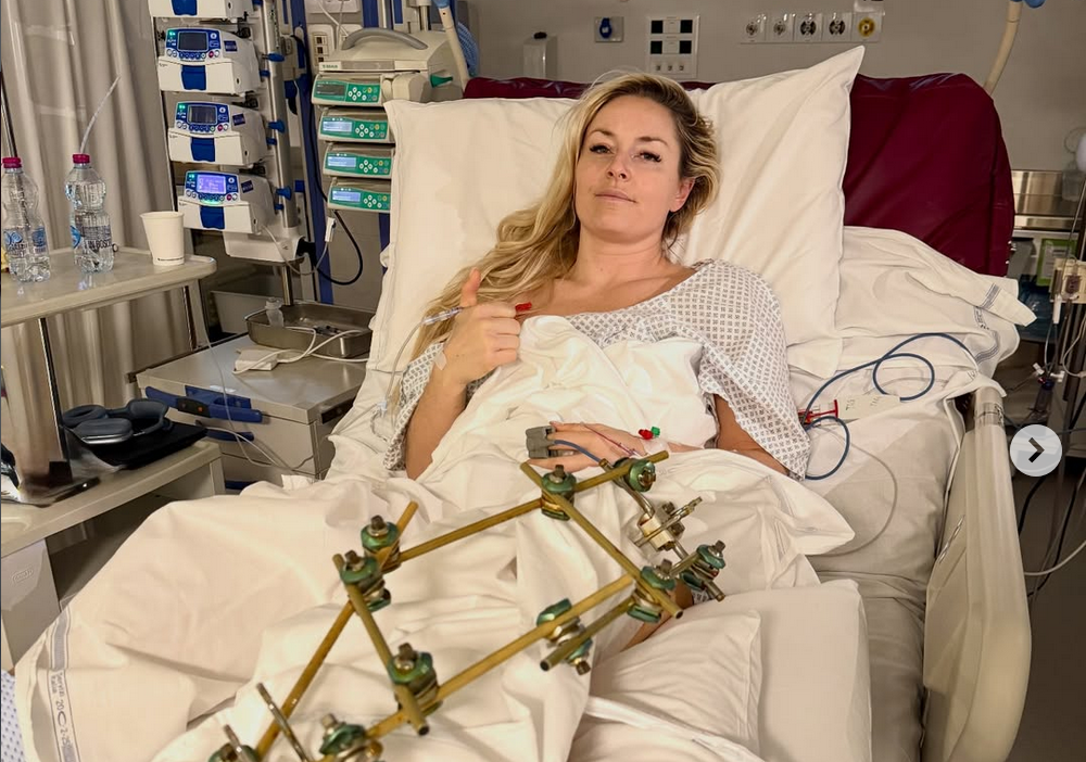 Lindsey Vonn v bolnišnici