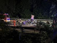 Na avtocesti pri Mariboru čelno trčili vozili, ena oseba umrla