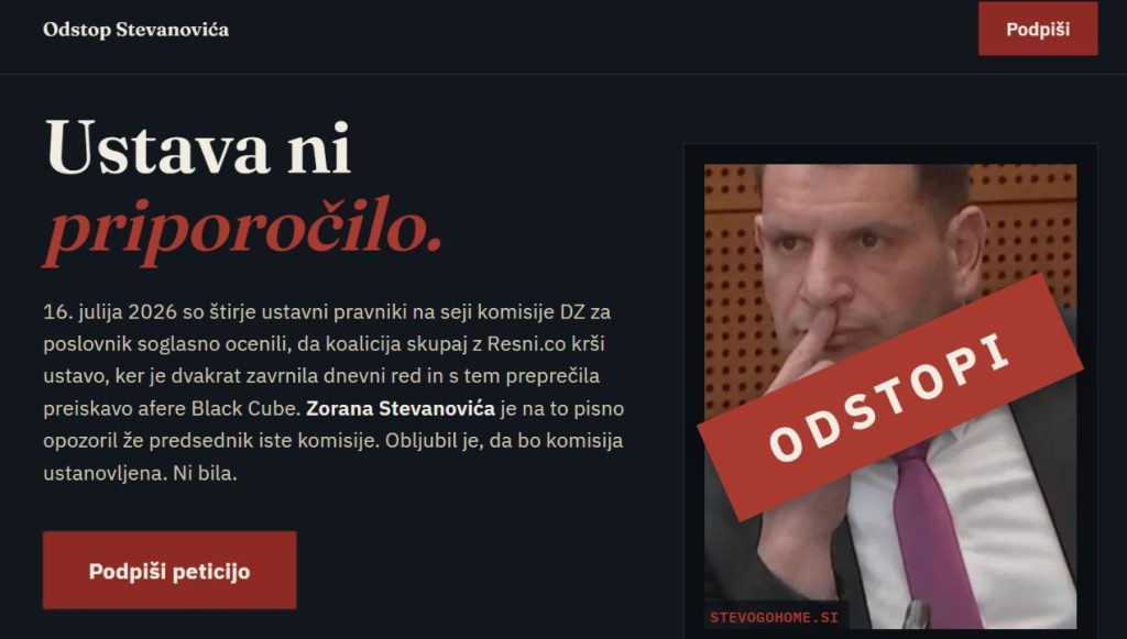 Odstop stevanovića