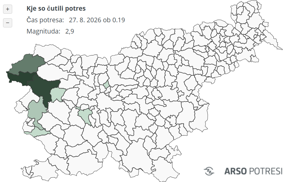 potres Breginje